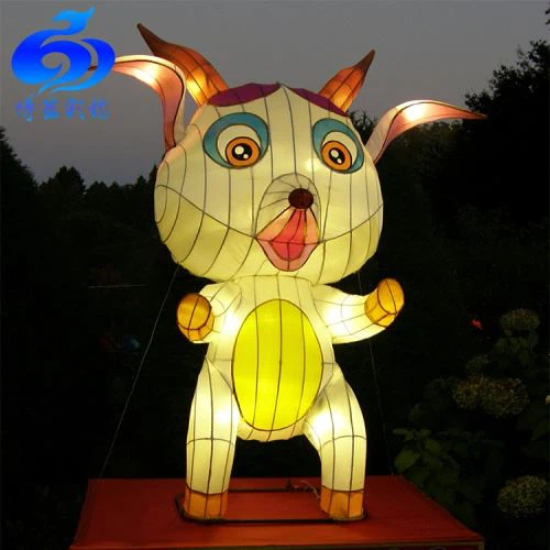 کامل پیارا کارٹون تانے بانے راس جانور لالٹین